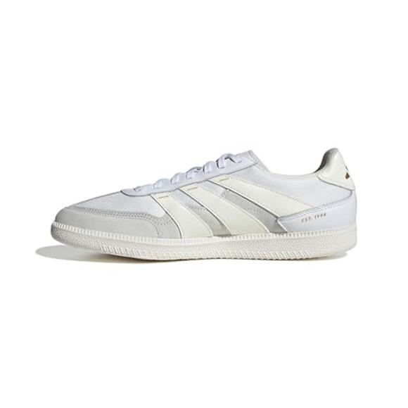 NWT adidas Unisex Predator Freestyle Indoor Sneaker White Gold-9 US Men - Picture 1 of 4